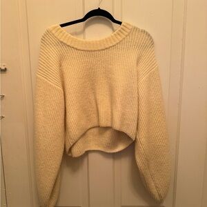 Cream UO sweater